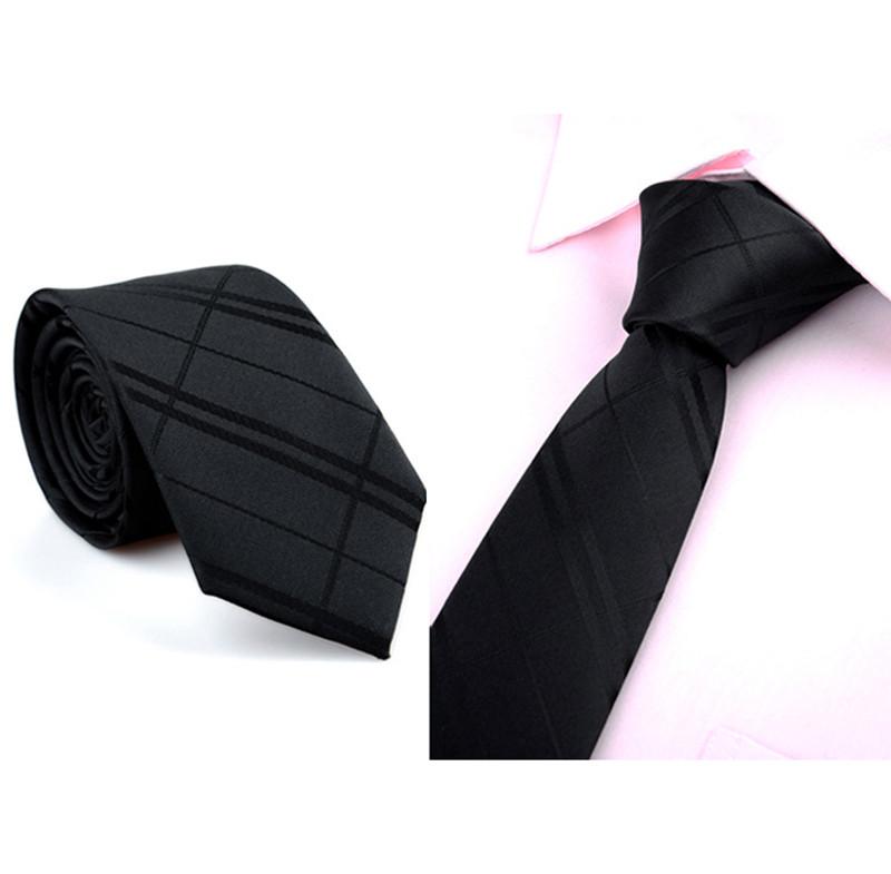 Lot De 2 Cravates Pré-nouées à Clip - En Polyester Soyeux, Couleur Unie, 50.8 X 5.1 Cm | Pour Look Professionnel Ou Occasions Formelles - 6