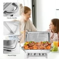 thumbnail image 4 of Jacgood Chafing Dish 10 Packs 8Qt, Foldable Rectangular Chafer Set, Stainless Steel Buffet Catering Silver Full Pan Warmer Set, 4 of 7