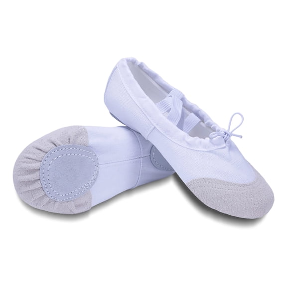 WAYUTE Girls Shoes Soft Sole Non Lace Ballet Dance Shoes for Kids Performance and Gymnastics Training Casual Outdoor