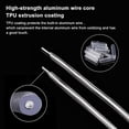 thumbnail image 4 of DIY Jewelry Making Finding Kit Including Plastic Rubber Protective Sleeve Aluminium Wire Cover Covered Aluminum Wire Silver Wire: 10 Gauge, 4 of 6