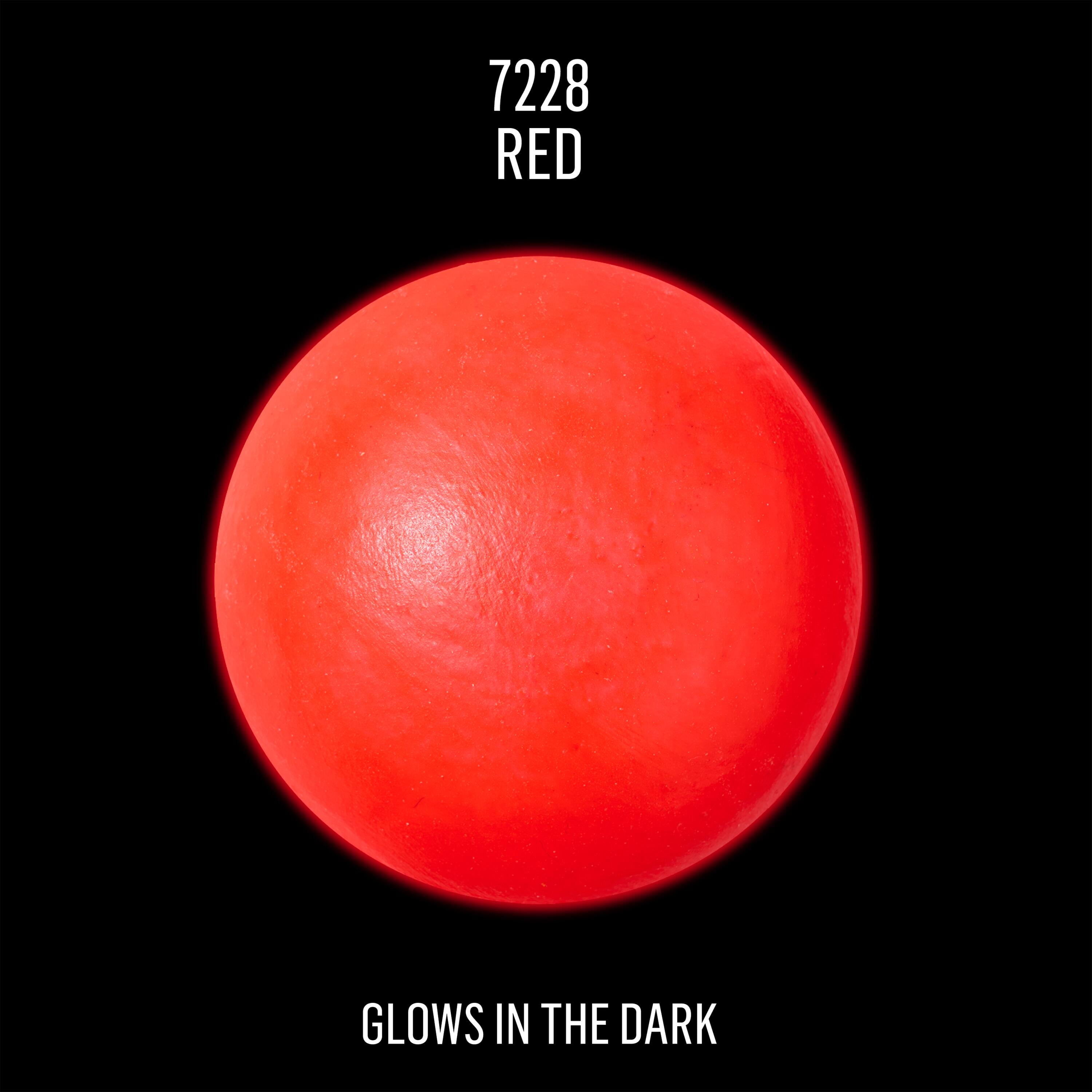 FolkArt Glow-in-the-Dark Acrylic Craft Paint, Matte Finish, Red, 2 fl oz