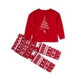 thumbnail image 6 of HESHENG Christmas Pajamas Set Xmas Tree Printed Family Matching Nightwear Sleepwear PJs Sets for  Women Men Kids (Red, Dad-XXL), 6 of 10