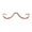 Rose Gold, variant on Funny Stainless Steel Moustache Shape Nose Ring Piercing Delicate Jewelry 16G Women Men-Black-1.2*62mm