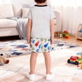 thumbnail image 5 of ATAIKU Summer Pajamas for Boys Dinosaur Short Sleeve 2-Piece PJs Set Toddler Kid Comfy Sleepwear Size 3-12Y, 5 of 13