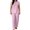Pink, variant on MXUIKV 2 Piece Sets for Women Summer Loose Fitted Sleeveless V-Neck T-Shirts Straight Leg Trousers(X-Large,White)