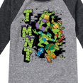 thumbnail image 3 of Teenage Mutant Ninja Turtles - Skateboards - Toddler & Youth Raglan Graphic T-Shirt, 3 of 5