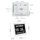 thumbnail image 3 of Reloj para la demencia yuxing calendario digital grande negro, 3 of 5