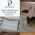 thumbnail image 3 of PetPals Contemporary Minimalist Design Cat House - 14"H, Replaceable, Medium, Jodie, 3 of 6