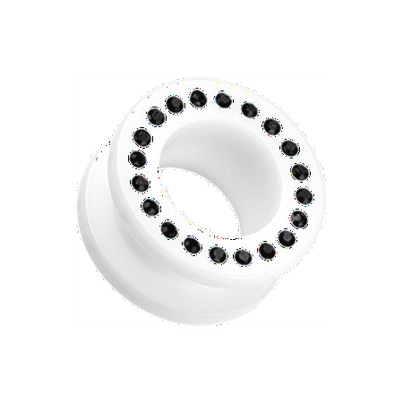 

Gems Encircle Screw-Fit Ear Gauge Tunnel Plug