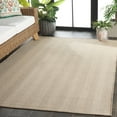 thumbnail image 3 of SAFAVIEH Sisal Performance Tendrils Solid Indoor/Outdoor Area Rug, Beige, 6'7" x 6'7" Square, 3 of 16