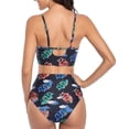 thumbnail image 4 of Traje De Baño, Traje De Baño De Mujer De 2 Piezas De Cintura Alta Con Estampado Bonito En La Parte Delantera Para La Playa ANGGREK Otros, 4 of 7