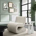 thumbnail image 6 of TOV Furniture Senna Speckled Grey Boucle Accent Chair, 6 of 6