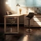 thumbnail image 3 of Sillas de Bar para Barra de Cocina con Respaldo y Reposapies de Altura Ajustable Bancos para Bar con Asiento Acolchado Diseño Elegante Set de 4 Piezas Negro, 3 of 5