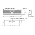 thumbnail image 4 of TruAire Oil Rubbed Bronze Steel Baseboard Register - 18" Length - 4 7/16" Height - 2 11/16" Base Projection, 4 of 4