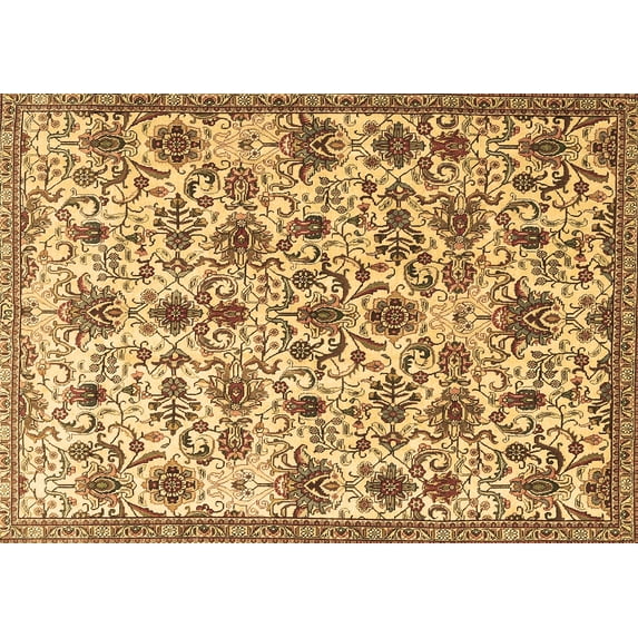 Ahgly Company Indoor Rectangle Persian Brown Traditional Area Rugs, 8' x 12'