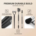 thumbnail image 3 of Eyelash Separator & Eyebrow Brush Set, Eyebrow Brush Eyelash Separator Brow Comb & Lash Spoolie Eye Makeup Tools for Removes Clump Mascara,Eye Brow (3 Pieces Set), 3 of 7