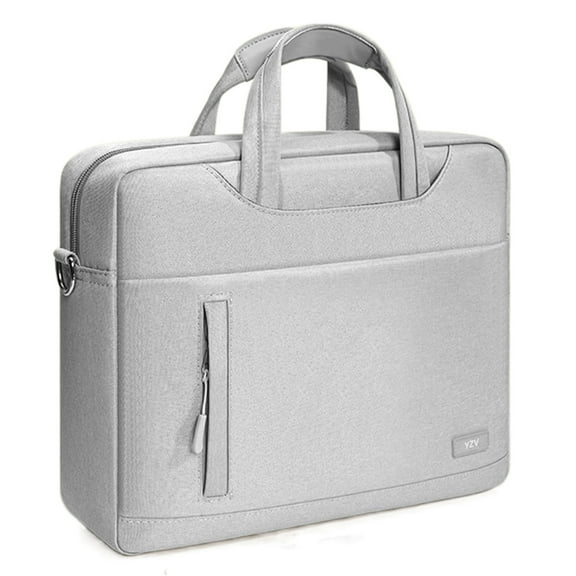 YZV Computer bags,  15.6-Inch Laptop/Tablet, Durable, Water-Repellent, Lightweight, Clean Design, Grey