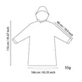 thumbnail image 2 of Rain Poncho Disposable Transparent Raincoat with Drawstring Hood for Festivals Concerts Hiking Cycling and Camping, 2 of 7