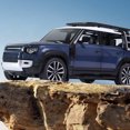 thumbnail image 4 of 1:24 Land Rover Defender 110 Off-road Vehicle SUV Alloy Diecast Car Model Sound Light Metal Toy Gift Children Porsche Motorcycle, 4 of 6