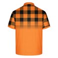 thumbnail image 3 of Felirenzacia Men’s Performance Polo Shirt, Short Sleeve Moisture Wicking Quick Dry Golf Shirt, Orange,2XL, 3 of 4