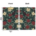 thumbnail image 5 of FORMRS Acrylic Clipboard with Low Profile Clip Standard A4 Letter Size, 12.5" x 9", Christmas Holly Leaves, 5 of 8