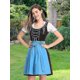 thumbnail image 2 of Disfraz de Oktoberfest alemán para mujer Dirndl tradicional bávaro cerveza carnaval Fraulein Cosplay vestido de sirvienta-AM, 2 of 5