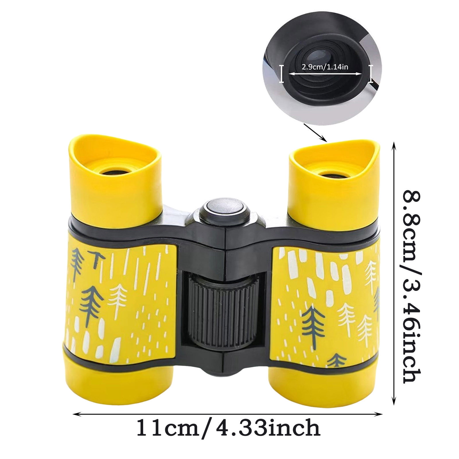 4x30 Compact Binoculars for Kids & Adults - Shockproof Mini Folding Telescope for Bird Watching, Camping, Outdoor Play - High Resolution Optics (Great Gift Idea)