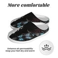 thumbnail image 6 of Balery Butterfly Angel Wings Art Pattern Women's Fuzzy Memory Foam Slippers Fluffy Winter House Shoes Indoor and Outdoor-37/38, 6 of 7