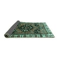 thumbnail image 2 of Ahgly Company Indoor Rectangle Persian Turquoise Blue Traditional Area Rugs, 6' x 9', 2 of 4