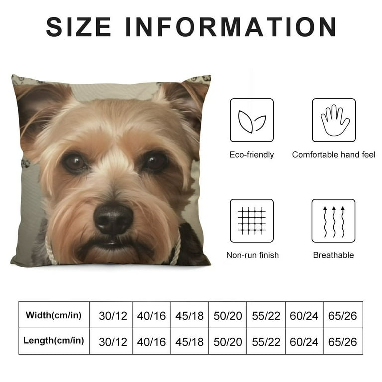 ONETECH Pet Memorial Throw Pillow, Sympathy Gift for Loss of Dog