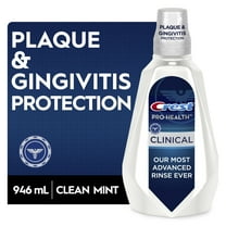 Crest Pro-Health Clinical Alcohol Free Mouthwash, Deep Clean Mint, 946 mL