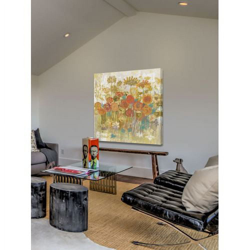 "Floral Frenzy" Painting Print on Canvas