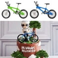 thumbnail image 4 of Trayknick Bicycle Model Anti-Collision Small Detail Festival Present Finger Bike Alloy Diecast Simulation Toy for Kids Orange, 4 of 13