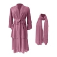 thumbnail image 6 of Otqutp Kids Abayas Dress for Girls Chiffon Layered Muslim Dresses Pleated Elegant Long Skirt Kaftan Prayer 𝗜slamic Maxi Dress, 6 of 7
