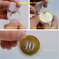 thumbnail image 4 of Caja De Almacenamiento De Monedas Conmemorativas De 50 Uds. Estuche De Protección De Monedas De Madera Con Almohadilla Ajustable Para Coleccionista De Monedas Adolescente Adulto Guardurnaity EL007320-00, 4 of 5