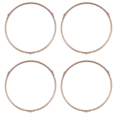 

4 Pcs Microwave Glass Turntable Plate Support Tray Wheel Ring Turntable Holders