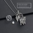 thumbnail image 5 of Hollow Glass Dream Catcher Urn Necklace for Ashes for Women Men Feather Cremation Jewelry Urn Keepsake Memory Jewelry, 5 of 7