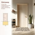 thumbnail image 3 of ODIKA 6' Machine Washable Non-Slip Area Rug, Rustic Frontier Spotted Heritage High Traffic Rug, Ivory, 304541, 3 of 7