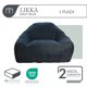 thumbnail image 3 of Sillón De Espuma Comprimida Al Vacío 1 Plaza Japandi Likka Navy Blue, 3 of 6