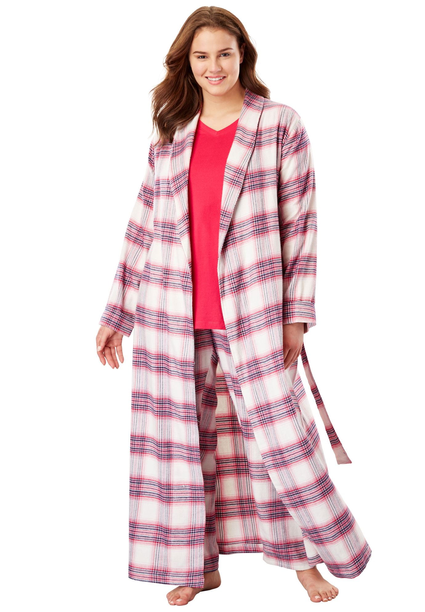 Details about   LADIES WOMENS BLUE BRUSHED CHECK ROBE DRESSING GOWN 'ELIZA' CYBERJAMMIES 8-22 