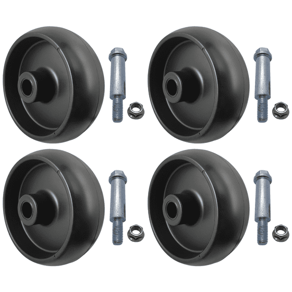 Parts 4 Outdoor 4Pk Deck Wheel Roller and Hardware for John Deere GX10168 R11819 210-051 72-119