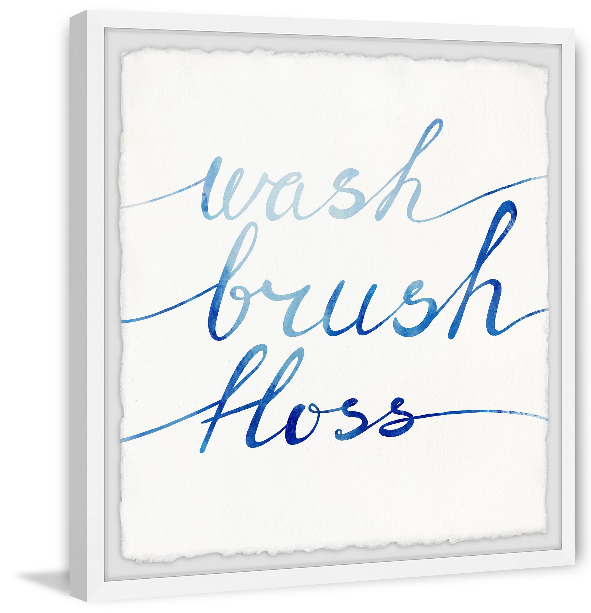 Marmont Hill Brush and Floss Framed Wall Art