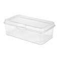 thumbnail image 2 of Sterilite Plastic FlipTop Latching Storage Box Container, Clear, 48 Pack, 2 of 10