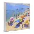 thumbnail image 2 of Stupell Industries Contemporary Colorful Day at Beach White Framed Giclee Art, 20 x 16, by LSR Design Studio, 2 of 8