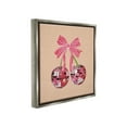 thumbnail image 4 of Stupell Industries Cherries with Pink Bow Food & Beverage Painting Gray Floater Framed Canvas Art Print Wall Art, 18 x 18, 4 of 10