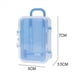 thumbnail image 2 of 3X Azul Caja de Caramelo Mini Maleta de Viaje con Ruedas Equipaje Caja de Caramelo de Boda Creatiivo de Personalidad Juguete Caja de Caramelo Caja Pequena de Almacenamiento, 2 of 3
