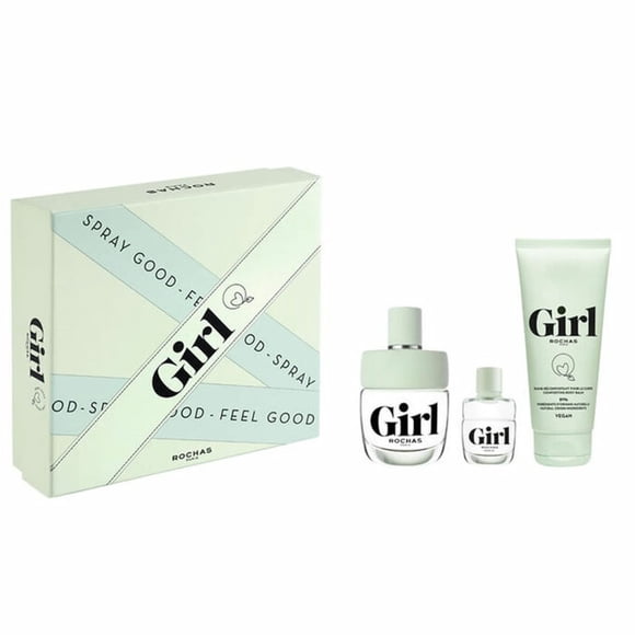 Perfume Rochas Girl Eau de Toilette de 100 ml, gel de ducha y mini