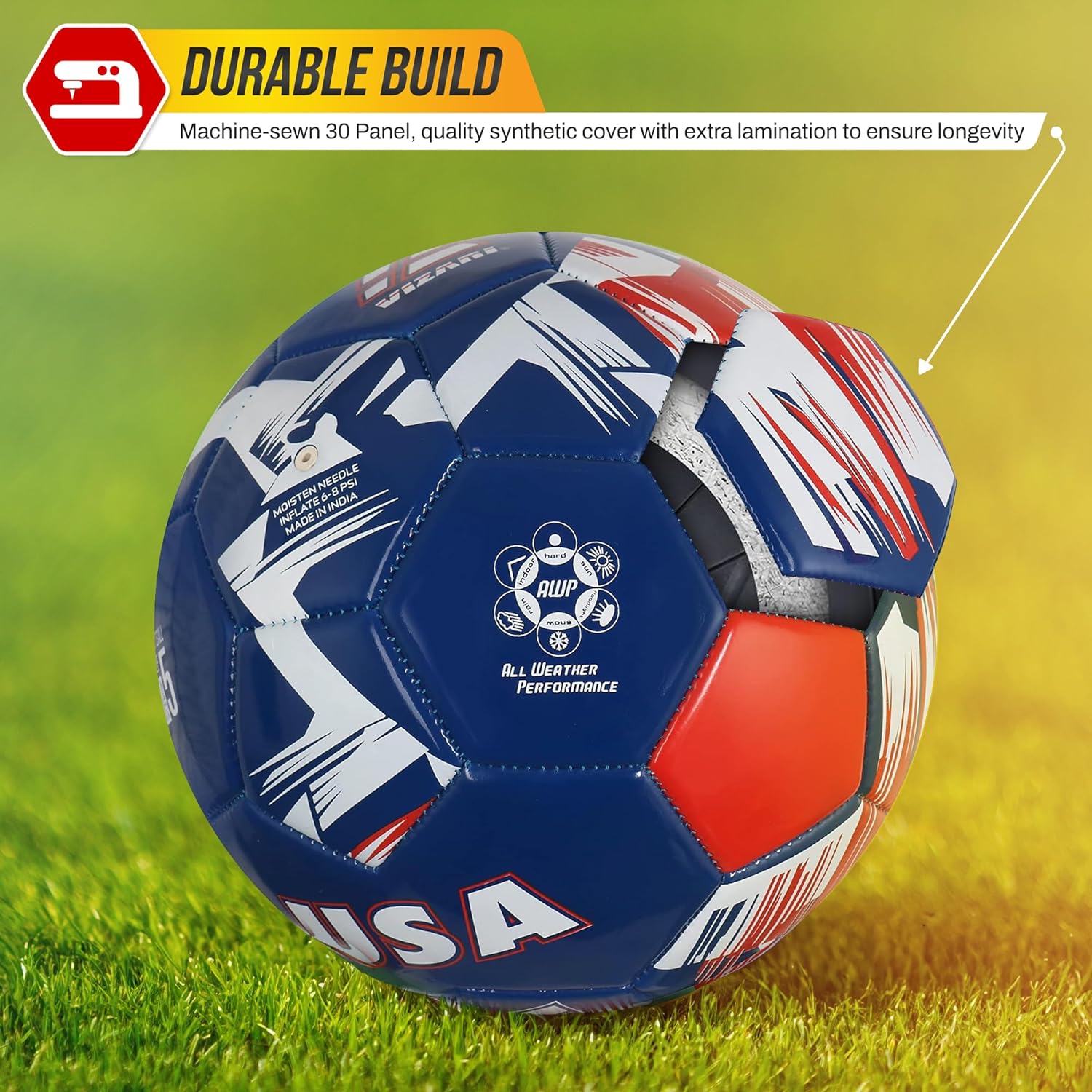 Vizari National Team Soccer Ball Multiple Sizes photo 3