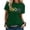 1Blackish Green, variant on Womens Summer Tops T Shirts For Women Wildflower Print Graphic Tees Crewneck Short Sleeve Tshirt Vintage Boho Style Floral T Shirts Cottagecore Tshirt Tops Going Out Top 1Pink S