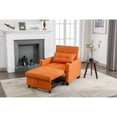 thumbnail image 2 of Leather Futon | Adjustable Back, USB & Side Pockets | Relaxing in Living Room, 2 of 6